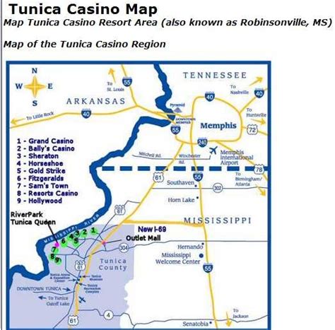 Casino mapa tunica